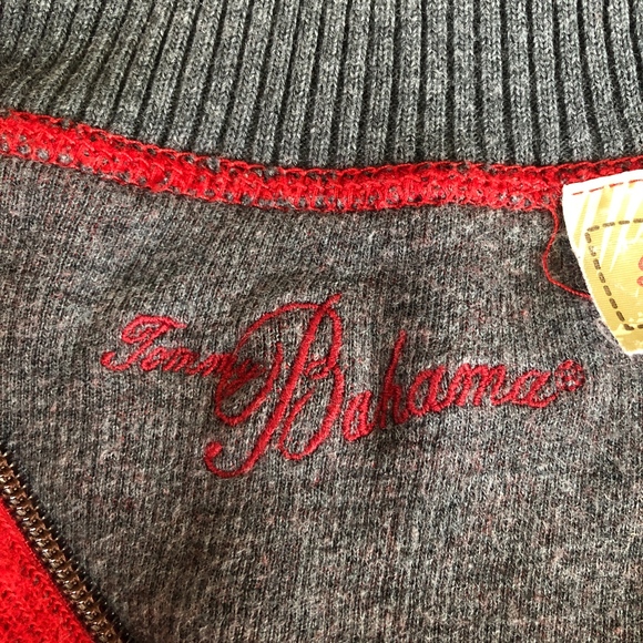 Tommy Bahama Reversible 1/2 Zip On the Flip Side - Picture 7 of 8